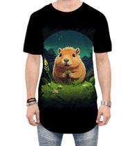 Camiseta Longline Capivara do Bem Animalzinho 2 - Kasubeck Store