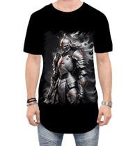 Camiseta Longline Cavaleiro Templário Cruzadas Paladino 2