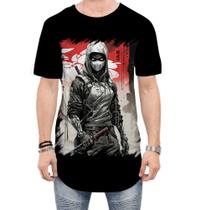 Camiseta Longline Ciborgue Ninja Robô Espreita 16
