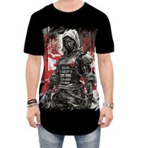 Camiseta Longline Ciborgue Ninja Robô Espreita 7 Camiseta Longline Ciborgue Ninja Robô Espreita 7