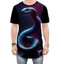 Camiseta Longline Cobra Dark Silhueta Fantasmagórica 1