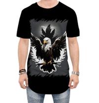 Camiseta Longline de Águia Asas Coragem Visão 4