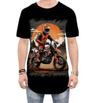 Camiseta Longline de Motocross Moto Adrenalina 11
