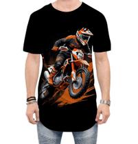 Camiseta Longline de Motocross Moto Adrenalina 15