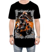 Camiseta Longline de Motocross Moto Adrenalina 2