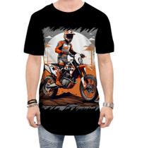 Camiseta Longline de Motocross Moto Adrenalina 5