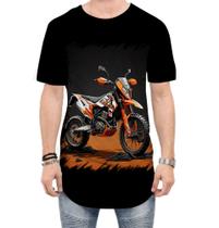 Camiseta Longline de Motocross Moto Adrenalina 7