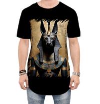 Camiseta Longline Deus Egípcio Anubis Mortos 3