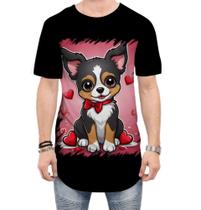 Camiseta Longline Dia dos Namorados Cachorrinho 2