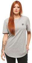 Camiseta longline feminino manga curta wooks c1wf