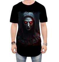 Camiseta Longline Freira do Mal Terror Possuída 3