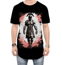 Camiseta Longline Gladiador Romano Coliseu 7