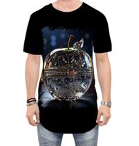 Camiseta Longline Maçã Musical de Cristal 8