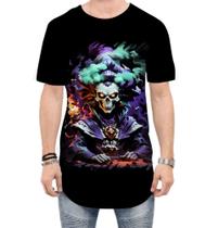 Camiseta Longline Mago da Morte Trevas Magia 11 Camiseta Longline Mago da Morte Trevas Magia 11