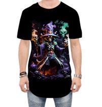 Camiseta Longline Mago da Morte Trevas Magia 8