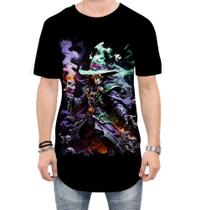 Camiseta Longline Mago da Morte Trevas Magia 9