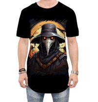 Camiseta Longline Máscara da Peste Negra 13