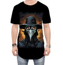 Camiseta Longline Máscara da Peste Negra 16