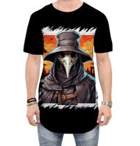 Camiseta Longline Máscara da Peste Negra 21