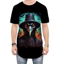 Camiseta Longline Máscara da Peste Negra 4