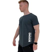 Camiseta Longline Masculina MXD Conceito Estampa Lateral Boxing King Of The Ring