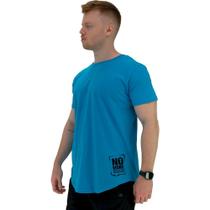 Camiseta Longline Masculina MXD Conceito Estampa Lateral No More Excuses