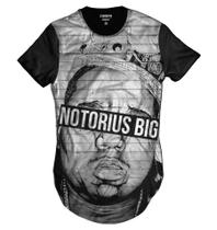 Camiseta Longline Notorious Big Biggie Style Rap