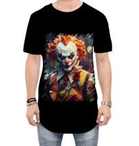 Camiseta Longline Palhaço Quebrada Morro Clown Slum 7 Camiseta Longline Palhaço Quebrada Morro Clown Slum 7