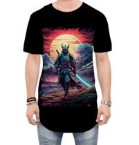 Camiseta Longline Samurai Ronin Sunset Sem Mestre 8