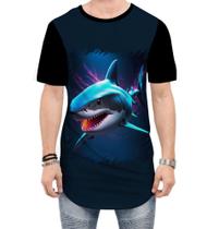 Camiseta Longline Tubarão Shark Rei dos Mares 4