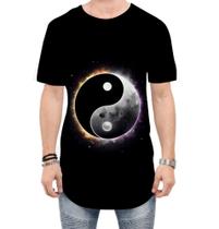 Camiseta Longline Yin Yang Simbolo Taoísmo Dualidade 10 Camiseta Longline Yin Yang Simbolo Taoísmo Dualidade 10