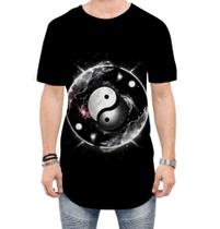 Camiseta Longline Yin Yang Simbolo Taoísmo Dualidade 11