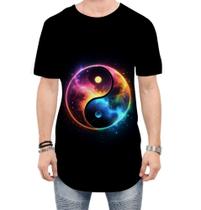 Camiseta Longline Yin Yang Simbolo Taoísmo Dualidade 2