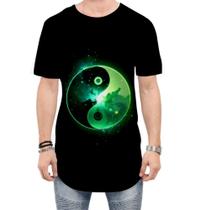 Camiseta Longline Yin Yang Simbolo Taoísmo Dualidade 5 Camiseta Longline Yin Yang Simbolo Taoísmo Dualidade 5