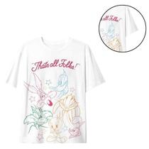 Camiseta looney tunes line branco m Camiseta looney tunes line branco m