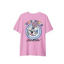 Camiseta looney tunes pernalonga rosa m Camiseta looney tunes pernalonga rosa m