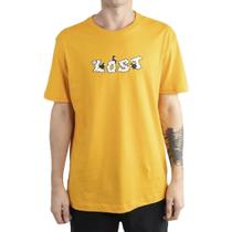 Camiseta Lost Cloud SM24 Masculina Laranja Mango Camiseta Lost Cloud SM24 Masculina Laranja Mango