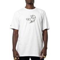 Camiseta Lost Get Lost Farol SM25 Masculina Branco Camiseta Lost Get Lost Farol SM25 Masculina Branco