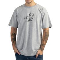 Camiseta Lost Get Lost Farol SM25 Masculina Mescla Médio Camiseta Lost Get Lost Farol SM25 Masculina Mescla Médio