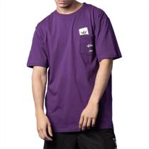 Camiseta Lost Joker Cards Bolso SM25 Masculina Roxo Figo