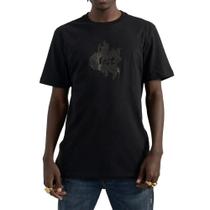 Camiseta Lost Lost Flames SM25 Masculina Preto Camiseta Lost Lost Flames SM25 Masculina Preto