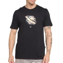 Camiseta Lost Real Saturn Masculina Preto Camiseta Lost Real Saturn Masculina Preto