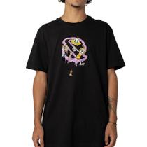 Camiseta Lost Saturn Alien SM26 Masculina Preto Camiseta Lost Saturn Alien SM26 Masculina Preto