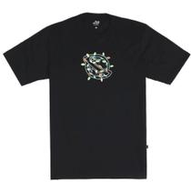 Camiseta Lost Saturn Shine Masculina Preto Camiseta Lost Saturn Shine Masculina Preto