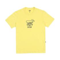 Camiseta Lost Sheep Break The System Masculina Amarelo