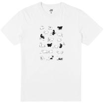 Camiseta Lost Sheep Magazine Masculina Branco