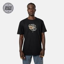 Camiseta Lost Smoke And Sheep - Preta