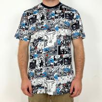 Camiseta Lost Smurfs Full Print Comics - Masculina