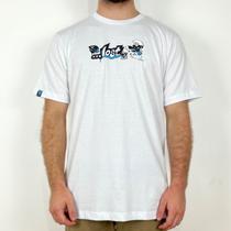 Camiseta Lost Smurfs Inked Branco - Masculina