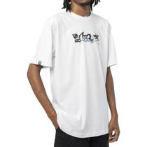Camiseta Lost Smurfs Inked SM24 Masculina Branco Camiseta Lost Smurfs Inked SM24 Masculina Branco